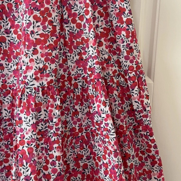 J. Crew Red Floral Sleeveless Dress - Picture 4 of 9